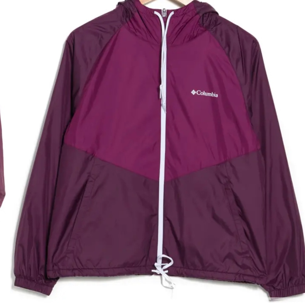 NWT Columbia May Valley Lined Windbreaker Size Medium